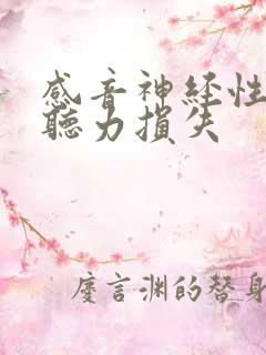 感音神经性轻度听力损失