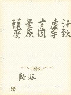 头晕有虚汗是什么原因导致的