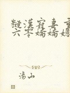 糙汉宠妻 重生六零娇娇媳免费阅读