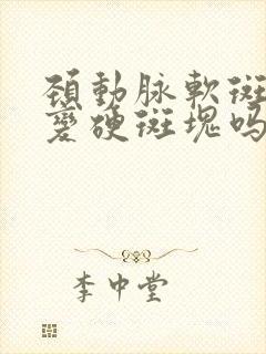 颈动脉软斑块能变硬斑块吗