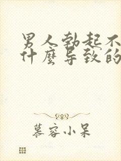 男人勃起不坚是什么导致的