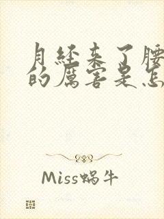 月经来了腰酸疼的厉害是怎么回事