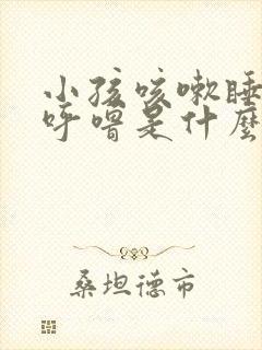 小孩咳嗽睡觉打呼噜是什么原因引起的