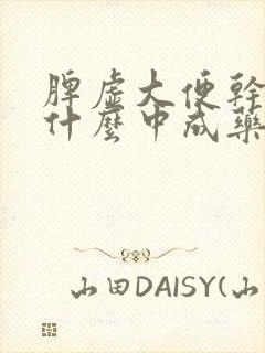 脾虚大便干结吃什么中成药效果最好