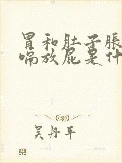 胃和肚子胀气打嗝放屁是什么原因