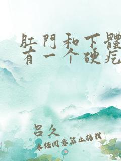 肛门和下体之间有一个硬疙瘩