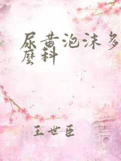 尿黄泡沫多看什么科