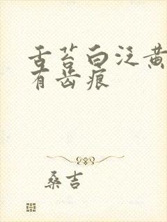 舌苔白泛黄舌边有齿痕