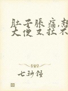 肚子胀痛,想拉大便又拉不出来是什么原因