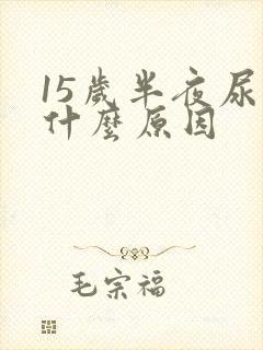 15岁半夜尿床什么原因