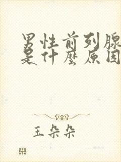 男性前列腺疾病是什么原因引起的