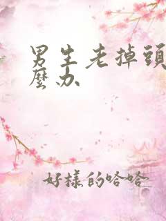 男生老掉头发怎么办