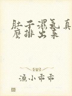 肚子湿气真重怎么排出来