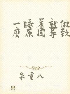 一睡着就做梦什么原因导致的