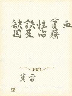 缺铁性贫血的病因及治疗