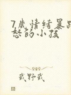 7岁情绪暴躁易怒的小孩