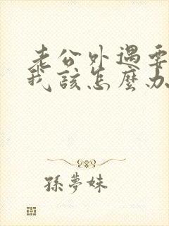 老公外遇要离婚我该怎么办