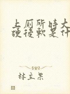 上厕所时大便前硬后软是什么原因