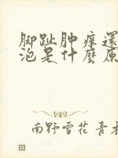 脚趾肿痒还有水泡是什么原因