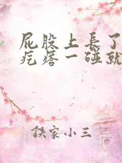 屁股上长了一个疙瘩一碰就疼怎么回事