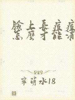 脸上长痘痘痤疮怎么才能消除