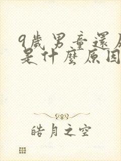 9岁男童还尿床是什么原因