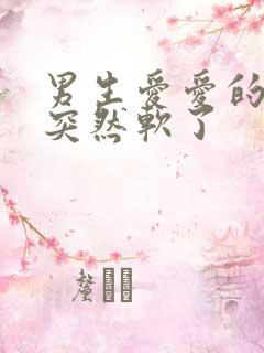 男生爱爱的时候突然软了