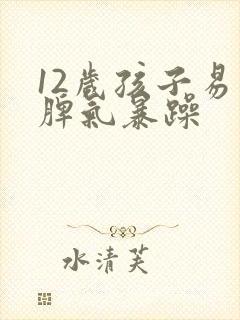 12岁孩子易怒脾气暴躁