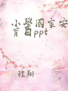 小学国家安全教育日ppt