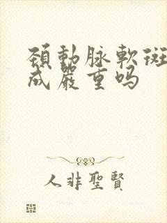 颈动脉软斑块形成严重吗