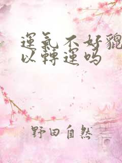 运气不好貔貅可以转运吗