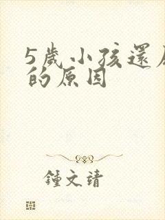 5岁小孩还尿床的原因