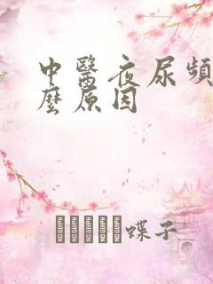 中医夜尿频多什么原因