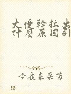 大便干拉出血是什么原因引起的