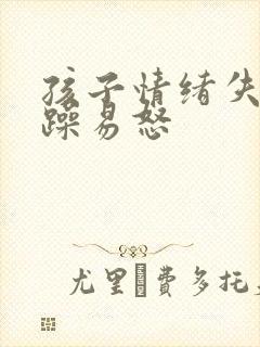 孩子情绪失控暴躁易怒