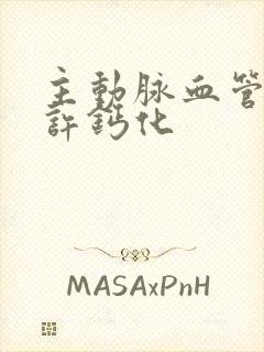 主动脉血管壁少许钙化