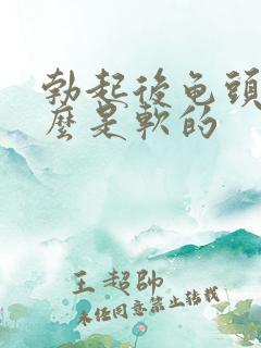 勃起后龟头为什么是软的