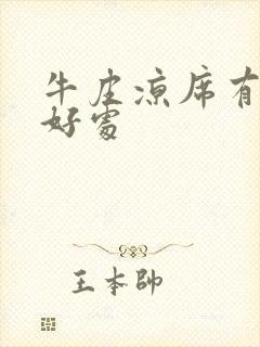 牛皮凉席有什么好处