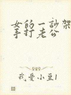 女的一吵架就动手打老公