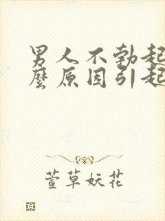 男人不勃起是什么原因引起的