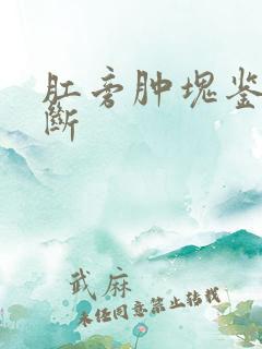 肛旁肿块鉴别诊断