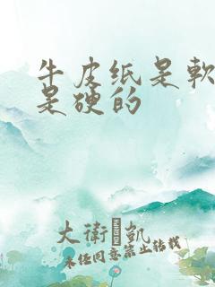 牛皮纸是软的还是硬的