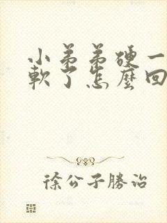 小弟弟硬一下就软了怎么回事