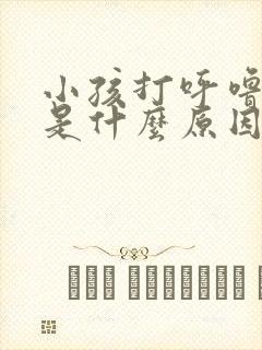 小孩打呼噜原因是什么原因