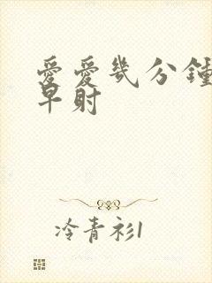 爱爱几分钟不算早射