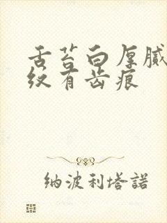 舌苔白厚腻有裂纹有齿痕