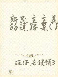 新民主主义革命的道路是( )