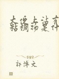 大便上沾有白色粘稠物是什么原因