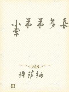 小弟弟多长算正常