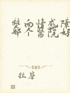 双向情感障碍症哪个医院好